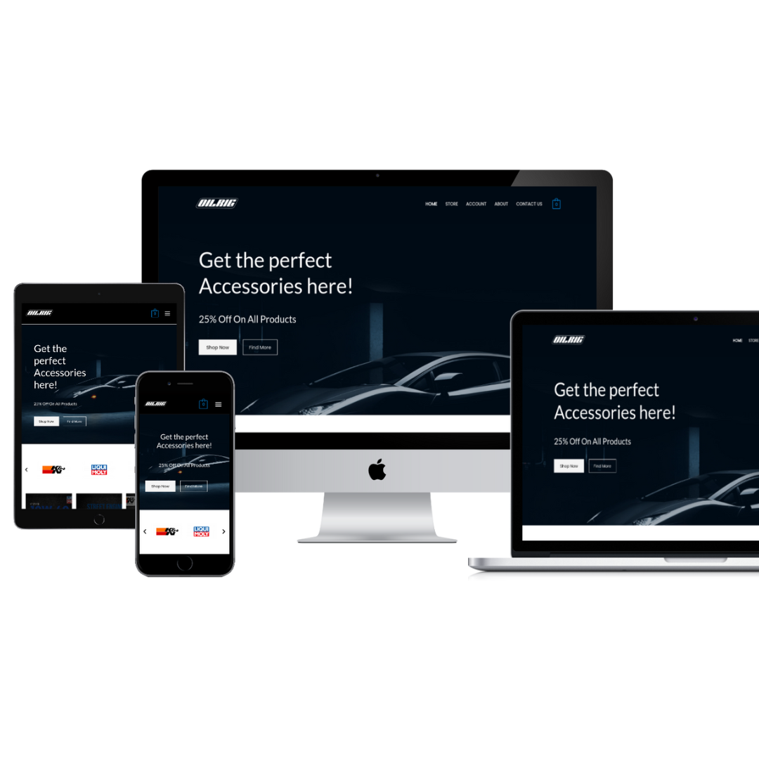 E-commerce Website for Oilrig.in